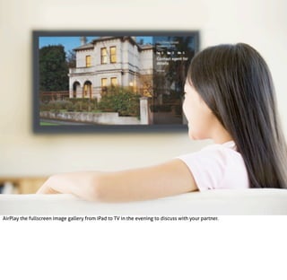 ‘Name of referenced work’, Author/source/URL, date.

AirPlay the fullscreen image gallery from iPad to TV in the evening to discuss with your partner.

 