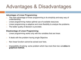 Linear Programming | PPT