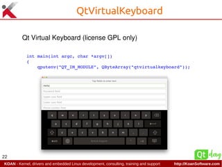 Run Qt on Linux embedded systems using Yocto | PDF