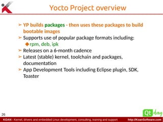 Run Qt on Linux embedded systems using Yocto | PDF
