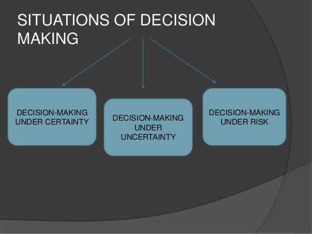 break decision how used in even making analysis theory Qt decision