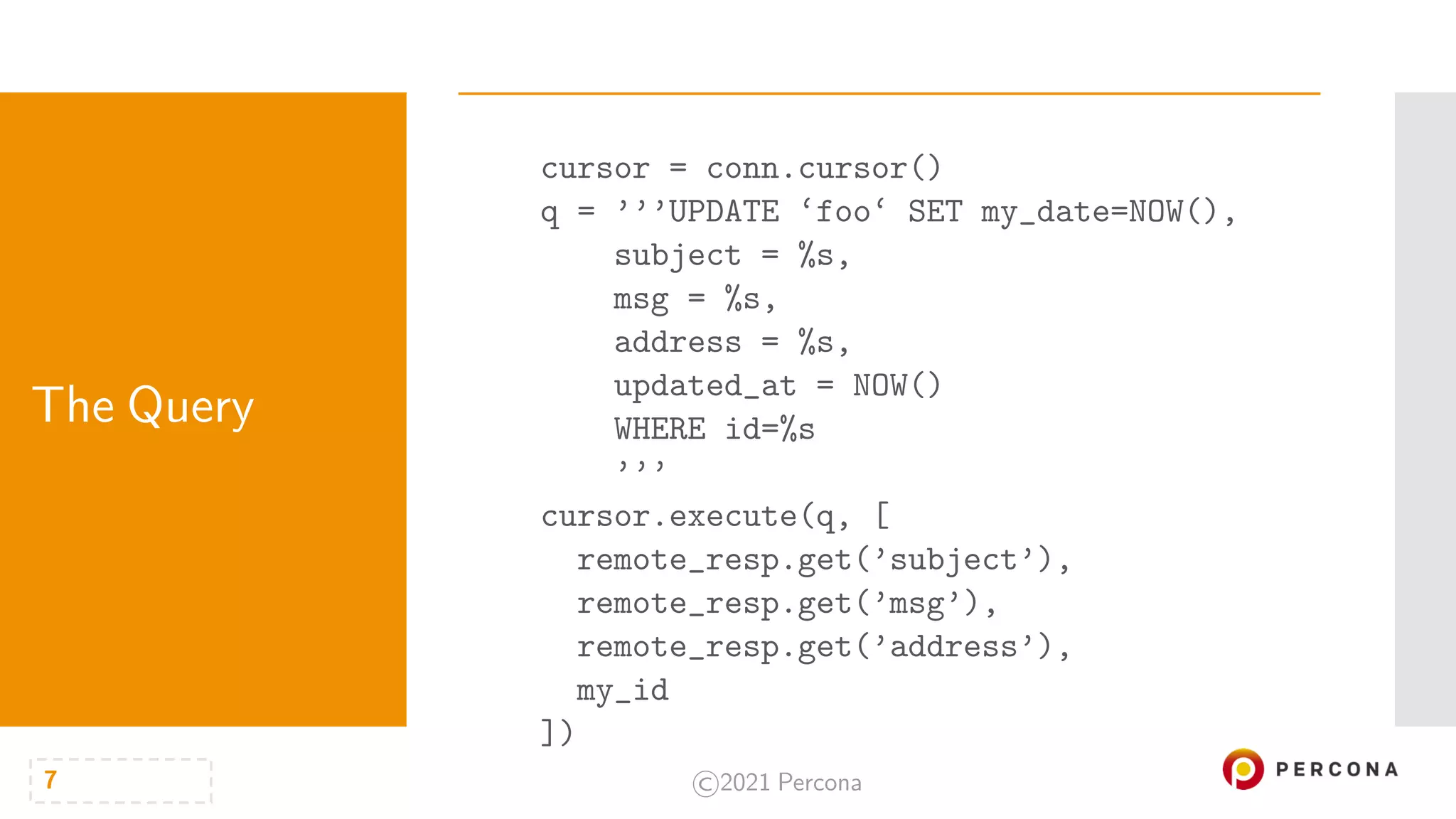 Introduction into MySQL Query Tuning for Dev[Op]s | PPT