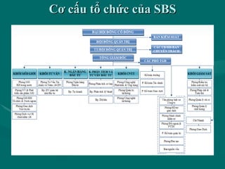 Cơ cấu tổ chức của SBS 