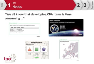 Qti Examples TAO DAYS - Creation of QTI Items | PDF