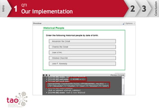 Qti Examples TAO DAYS - Creation of QTI Items | PDF