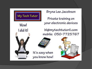 Introduction to Using a Smartphone for Entrepreneurs and Business People presentation