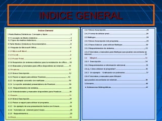INDICE GENERALINDICE GENERAL
 
