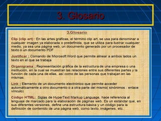 3. Glosario3. Glosario
 