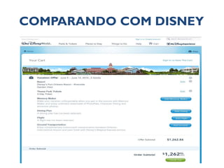 COMPARANDO COM DISNEY 
 