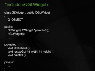 Development with OpenGL and Qt | PDF