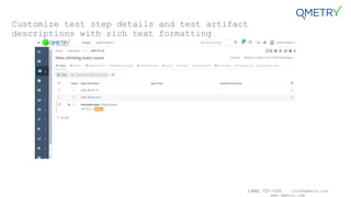 Test Management Tool Features | PPTX