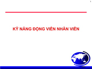 1
KỸ NĂNG ĐỘNG VIÊN NHÂN VIÊN
 