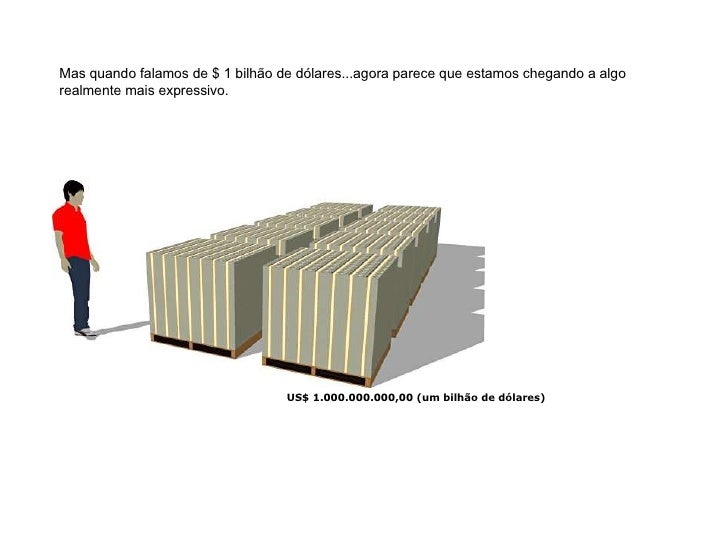 Quanto é de fato 1 trilhão de dólares?