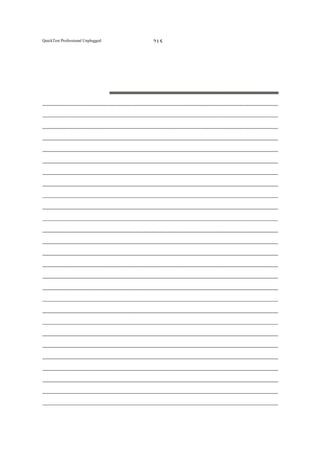 QuickTest Professional Unplugged                   215




                                   All powers within you, you can do it
 