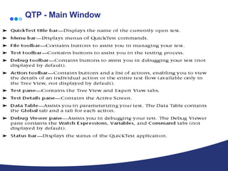 QTP - Main Window 