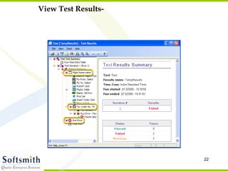 View Test Results- 