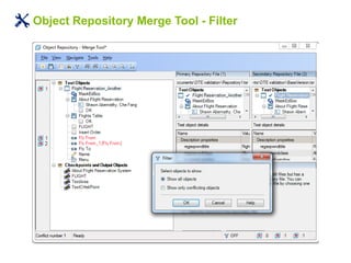 Object Repository Merge Tool - Filter
 
