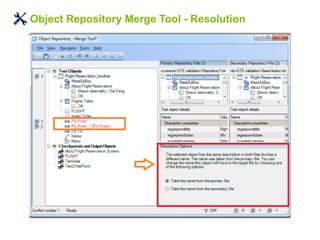 Object Repository Merge Tool - Resolution
 