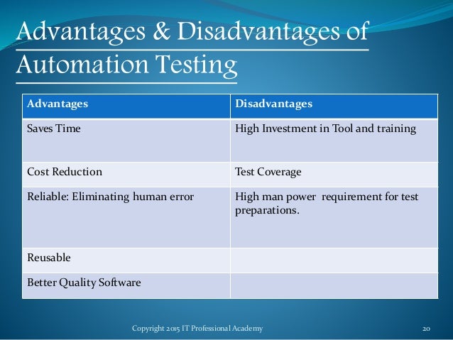 benefits tool test Testing Tutorial QTP 1 Automation