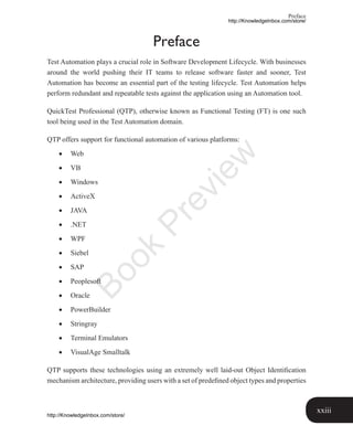 QTP Descriptive Programming Unplugged Book | PDF