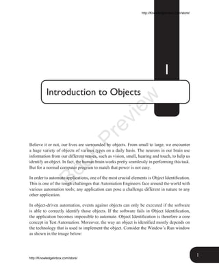 QTP Descriptive Programming Unplugged Book | PDF