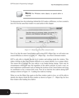 QTP Descriptive Programming Unplugged Book | PDF