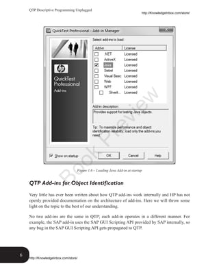 QTP Descriptive Programming Unplugged Book | PDF