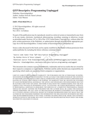 QTP Descriptive Programming Unplugged Book | PDF