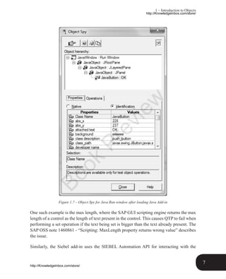 QTP Descriptive Programming Unplugged Book | PDF