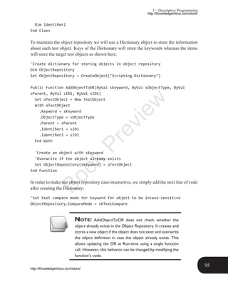 QTP Descriptive Programming Unplugged Book | PDF
