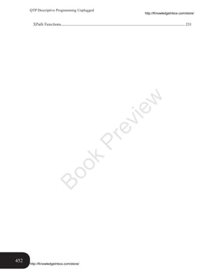 QTP Descriptive Programming Unplugged Book | PDF