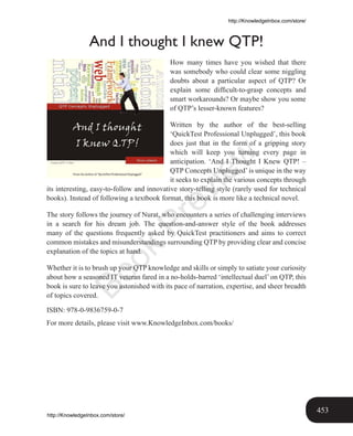 QTP Descriptive Programming Unplugged Book | PDF