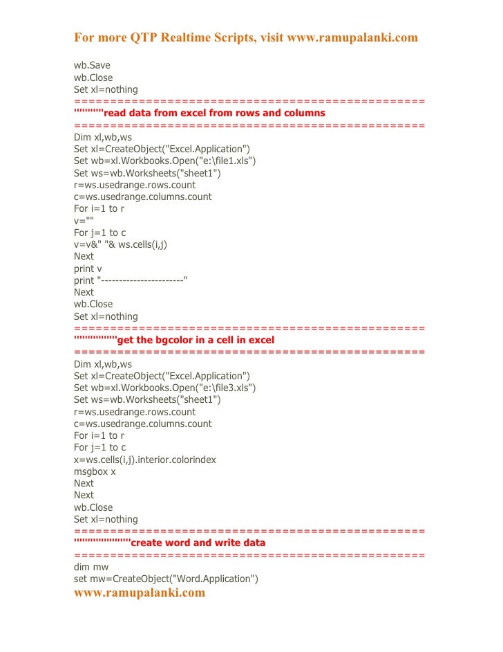 qtp excel scripts 4 728