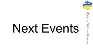 Next Events
 