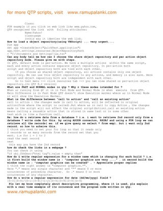 Qtp interview questions | PDF