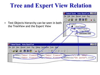 Tree and Expert View Relation Test Objects hierarchy can be seen in both the TreeView and the Expert View 