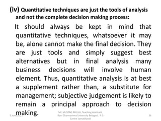Quantitative Techniques - Introductions PPT.pptx