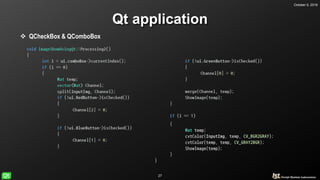 QT 프로그래밍 기초(basic of QT programming tutorial) | PPT