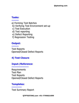 Qtp testing process | DOC