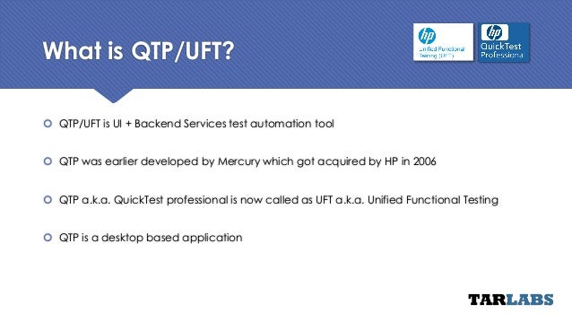 tool automation qtp test QTP/UFT Selenium vs.