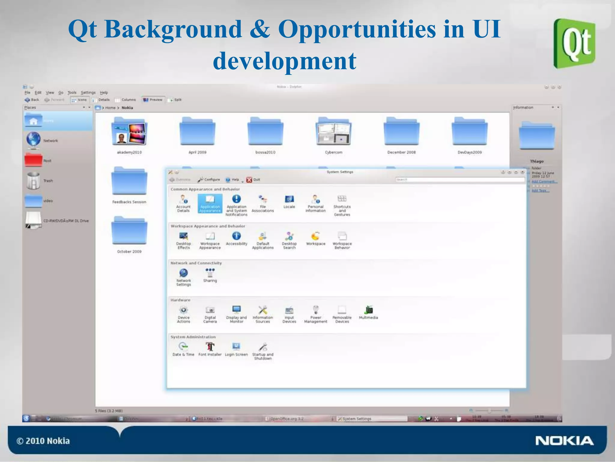 Qt Background & Opportunities in UI development