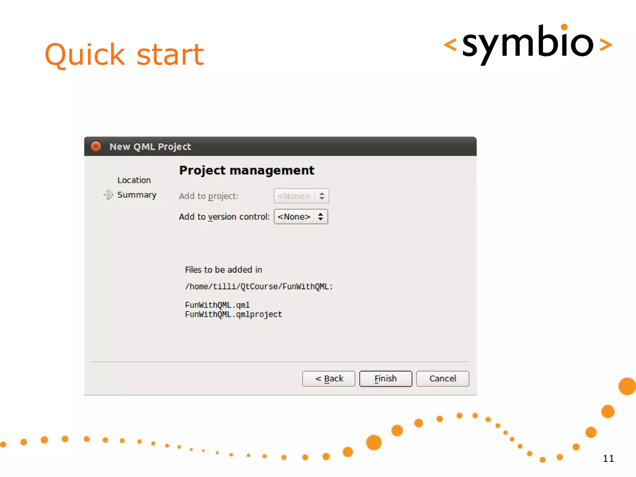 Quick start




              11
 