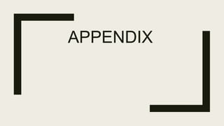 APPENDIX
 