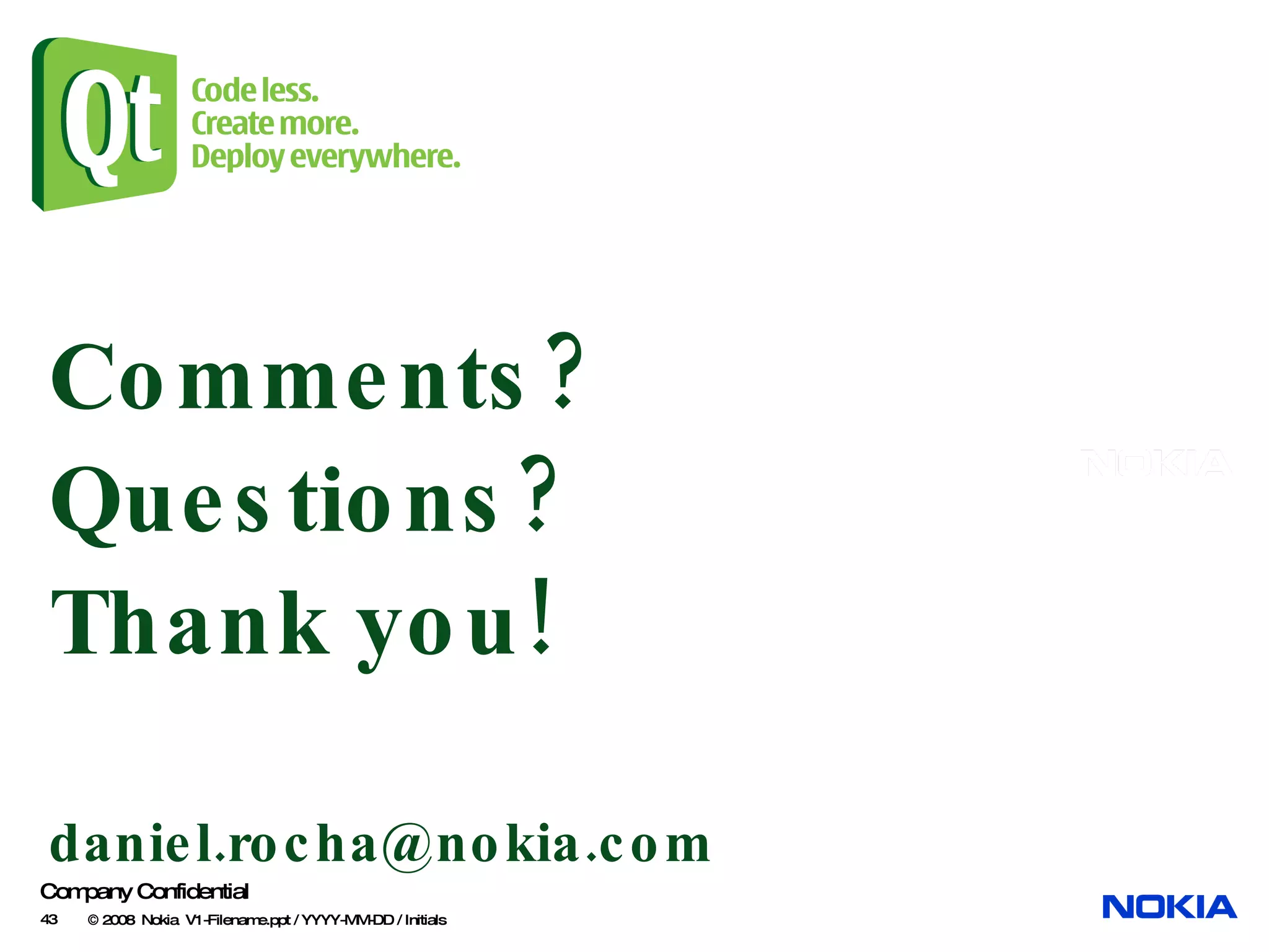 Comments? Questions? Thank you! [email_address] 