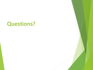 Questions?
 