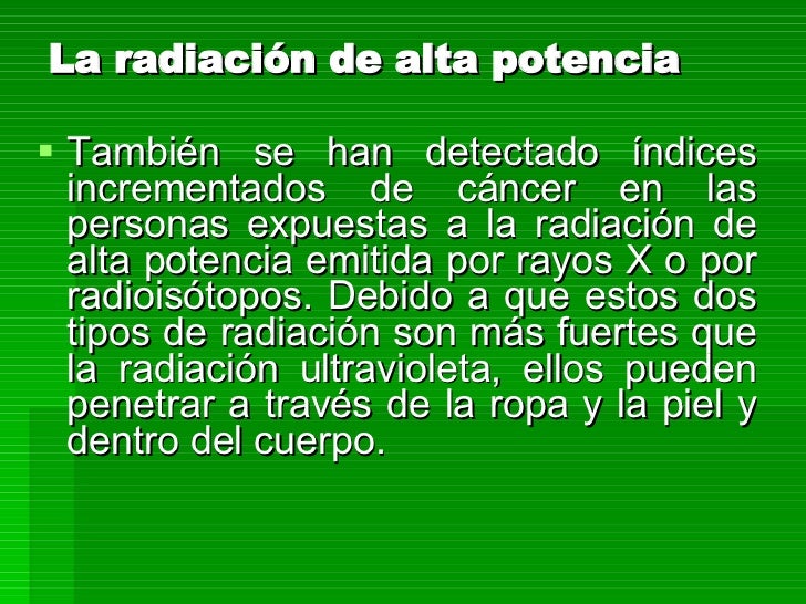 Qué Es La RadiacióN