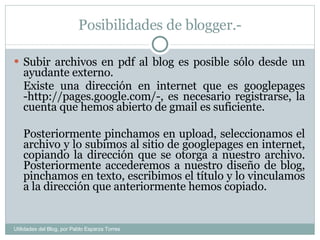 Blogs y Wikis