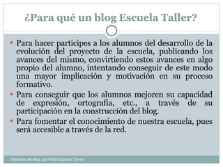 Blogs y Wikis