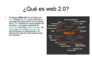 ¿Qué es web 2.0? ,[object Object]