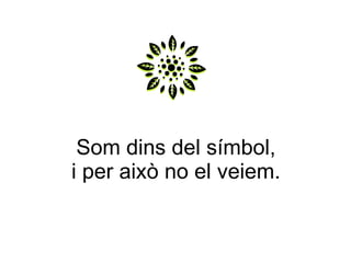 Som dins del símbol, i per això no el veiem. 